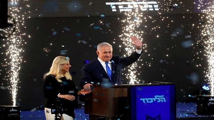 نتنياهو يفوز بولاية خامسة بعد تقدمه في الانتخابات الإسرائيلية 