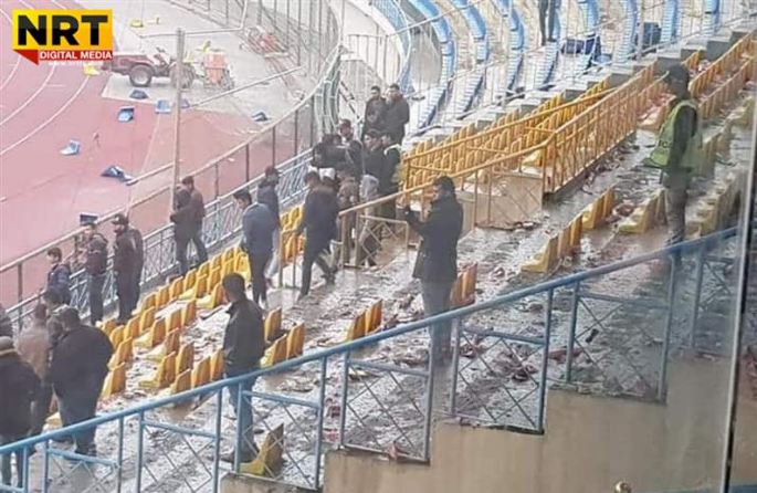12 جريحا جراء أعمال شغب في ملعب دهوك 