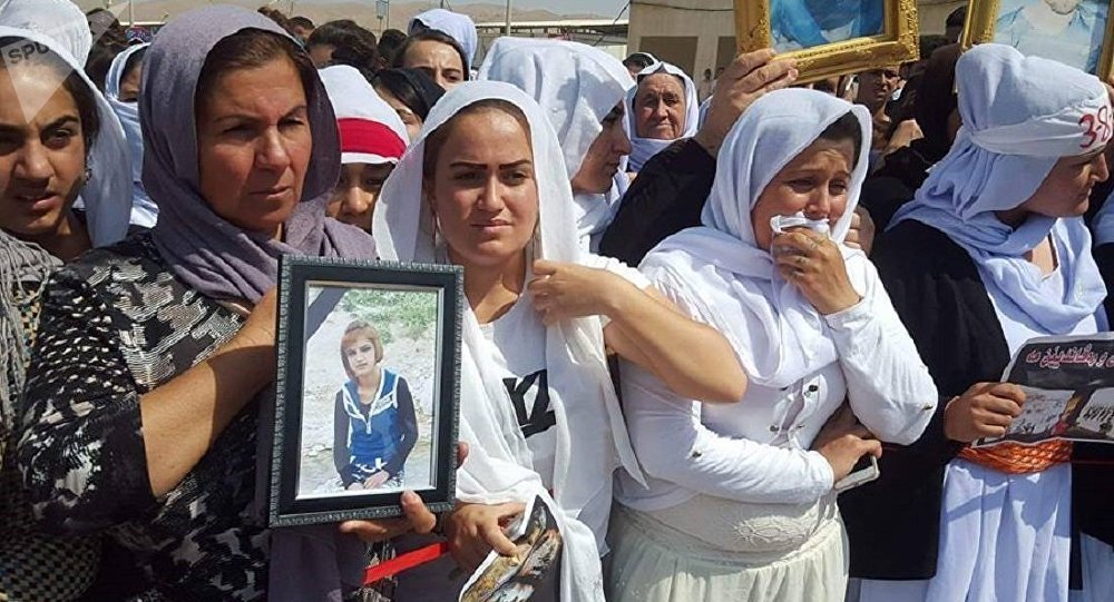 تحرير ست مختطفات ايزيديات مع اطفالهن