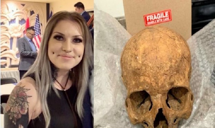 جمجمة بشرية تحدث ضجة في كندا