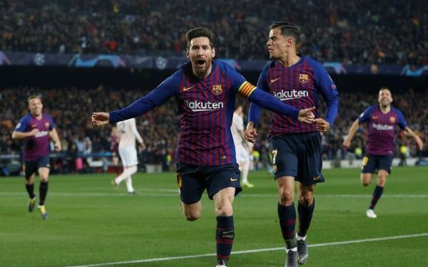 ميسي يسجل ثنائية ويقود برشلونة إلى نصف نهائي أبطال أوروبا