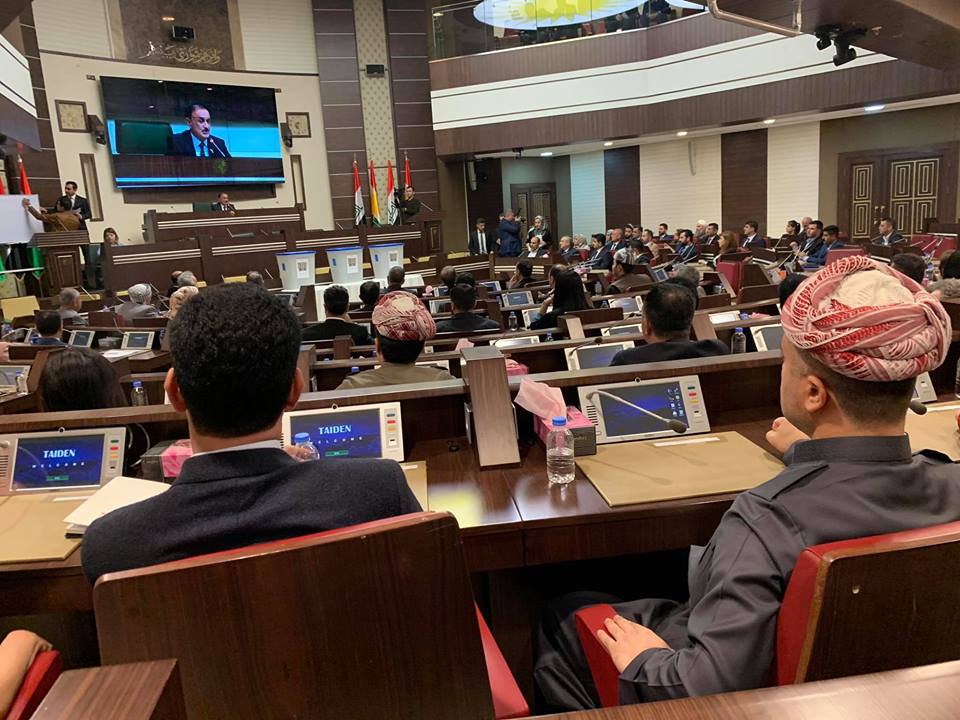 برلمان كردستان يستأنف الجلسة الاولى المفتوحة منذ اشهر