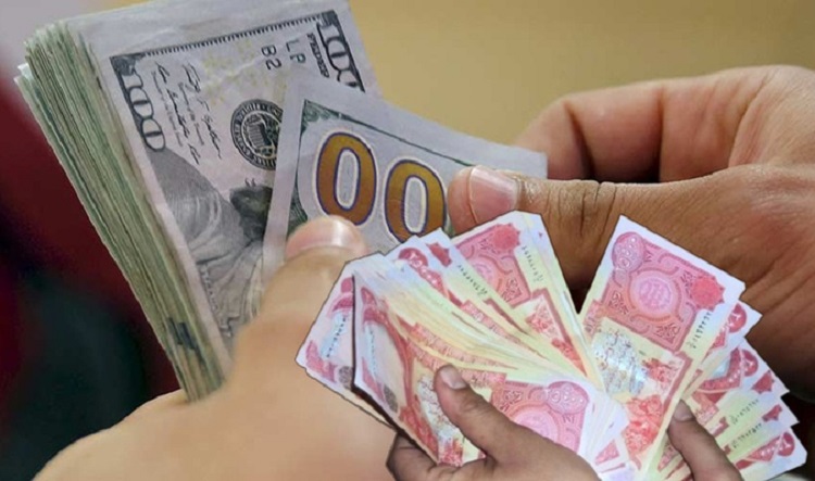 الدولار يرتفع بصورة محدودة في اقليم كردستان