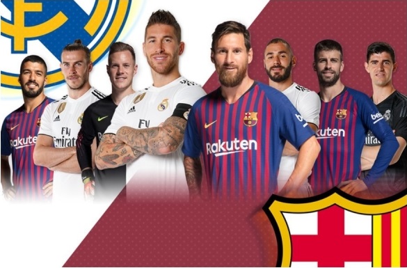 الكشف عن تشكيلة ريال مدريد وبرشلونة في كلاسيكو الارض