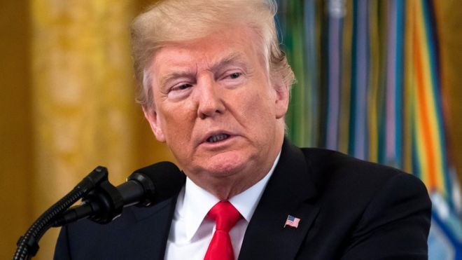  ترمب يؤكد انه لم يلغ الأمر بتوجيه ضربة عسكرية لإيران