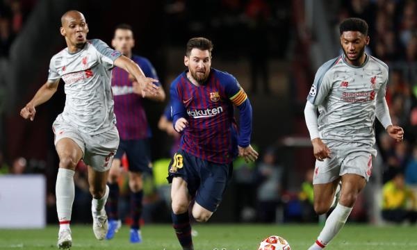 ميسي يقود برشلونة لفوز كبير على ليفربول في نصف نهائي أبطال أوروبا