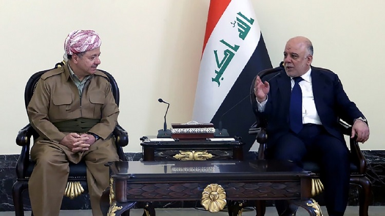 بارزاني يهاجم العبادي ويصفه بـ