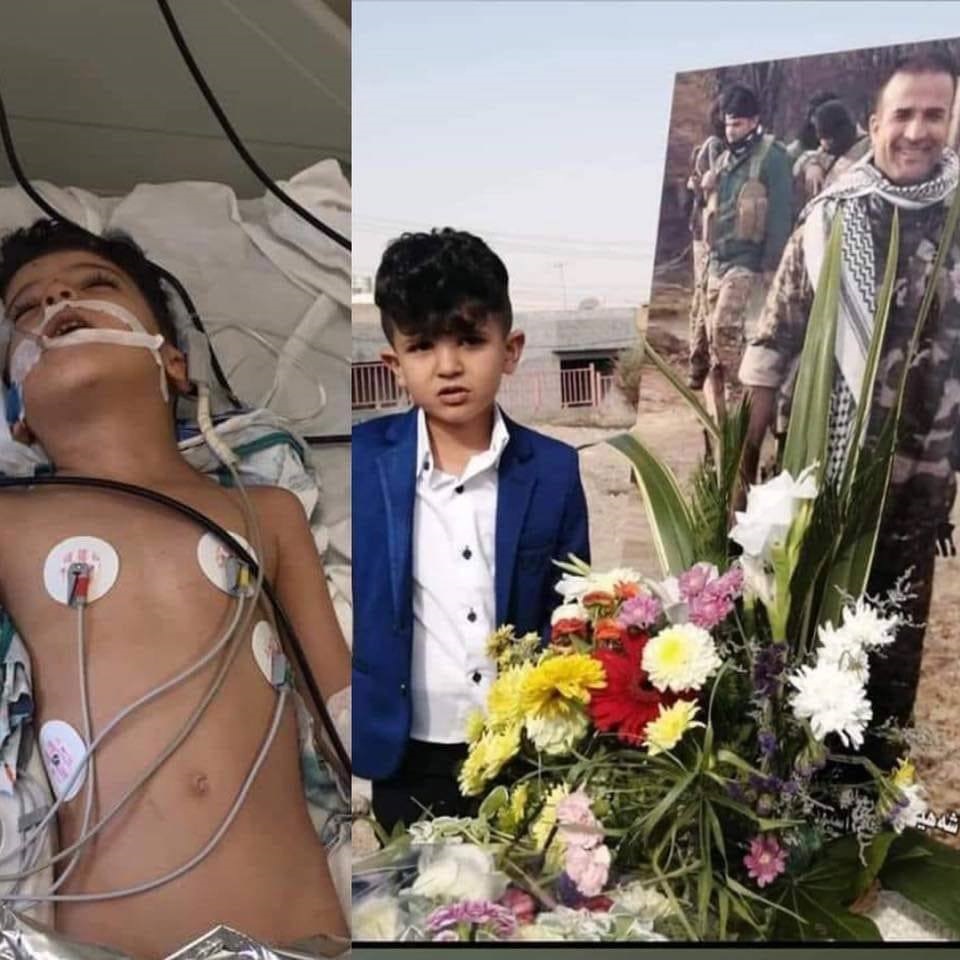 السليمانية: وفاة طفل حزنا بعد أيام من مصرع والده في مواجهة مع داعش