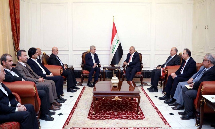عبد المهدي لوزير الطاقة الإيراني: يجب ان لا نبقى دولة مستوردة للكهرباء