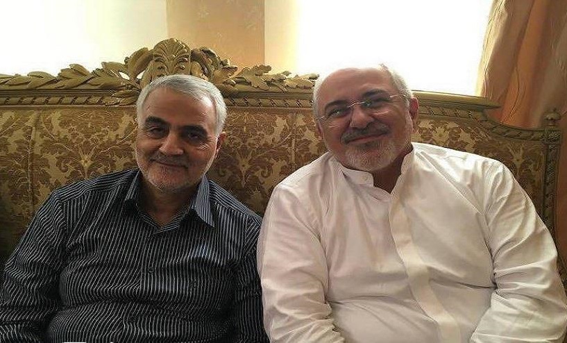 قاسم سليماني يعلق على أستقالة جواد ظريف