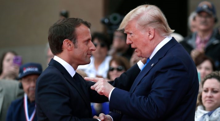 ترمب مهددا ماكرون: سنرد على حماقتك قريبا