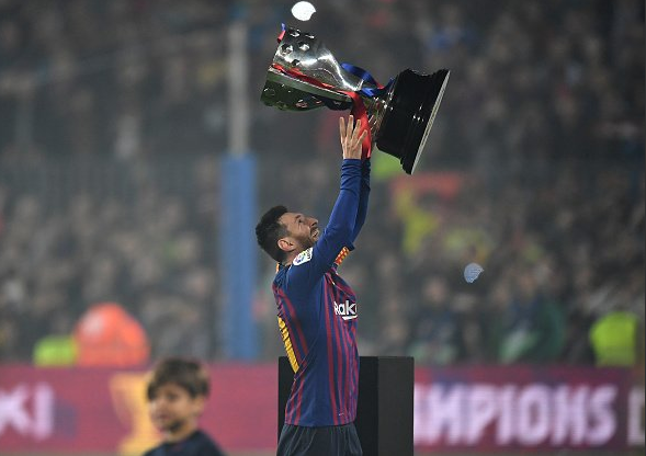 بعد فوز برشلونة بلقب الدوري.. ميسي يحقق رقما قياسيا جديدا بالليغا