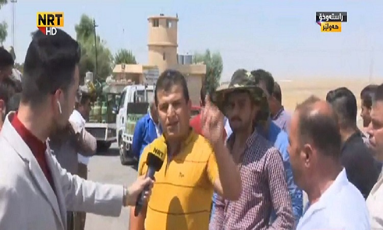 بائعو الغاز في اربيل ينظمون احتجاجا لهذا السبب