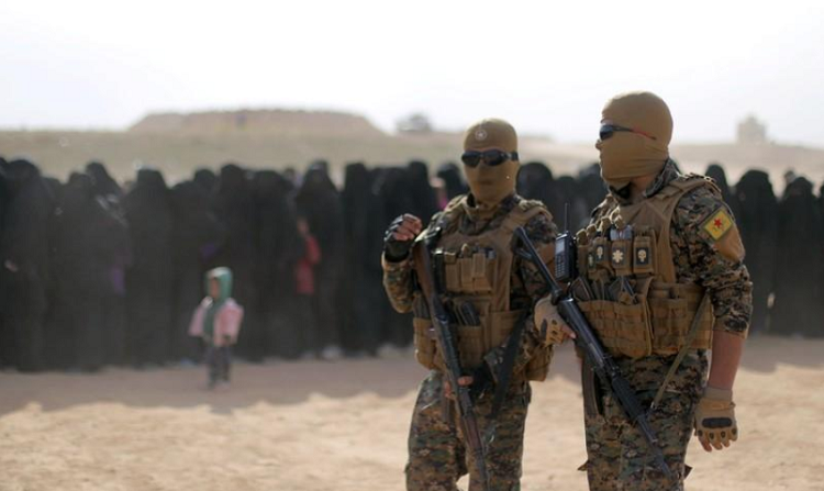 سوريا الديمقراطية تعلن اجلاء أكثر من الفي شخص من الباغوز
