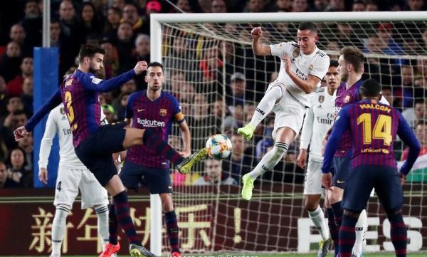 لقاء الكلاسيكو بين برشلونة وريال مدريد ينتهي بالتعادل