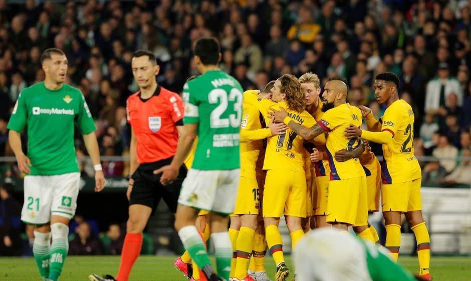 بالفيديو.. فوز صعب لبرشلونة على بيتيس (3-2) في الدوري الاسباني