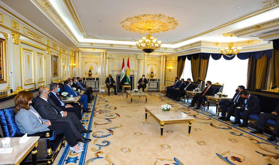 الكاظمي من اربيل: سيادة العراق هي الكلمة التي تجمعنا.. ولا مجال للتفريط بها