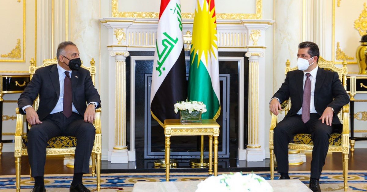 ان ار تي يكشف تفاصيل ما دار بين الكاظمي ومسؤولي اقليم كوردستان