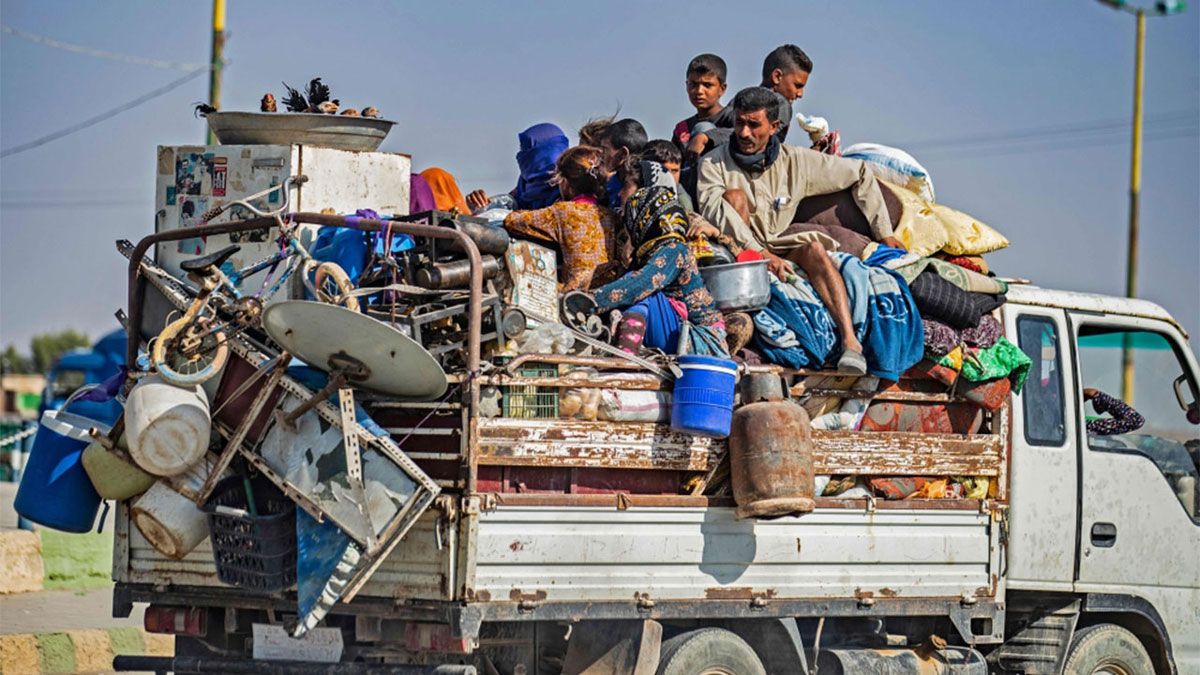 الإدارة الذاتية الكردية: نزوح أكثر من 191 ألف شخص منذ بدء العملية العسكرية التركية