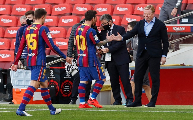 مدرب برشلونة: نوايا خبيثة وراء تسريب تفاصيل عقد ميسي 'الخرافي' 