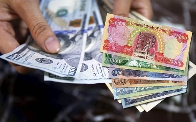 قائمة بأسعار صرف الدولار أمام الدينار لهذا اليوم