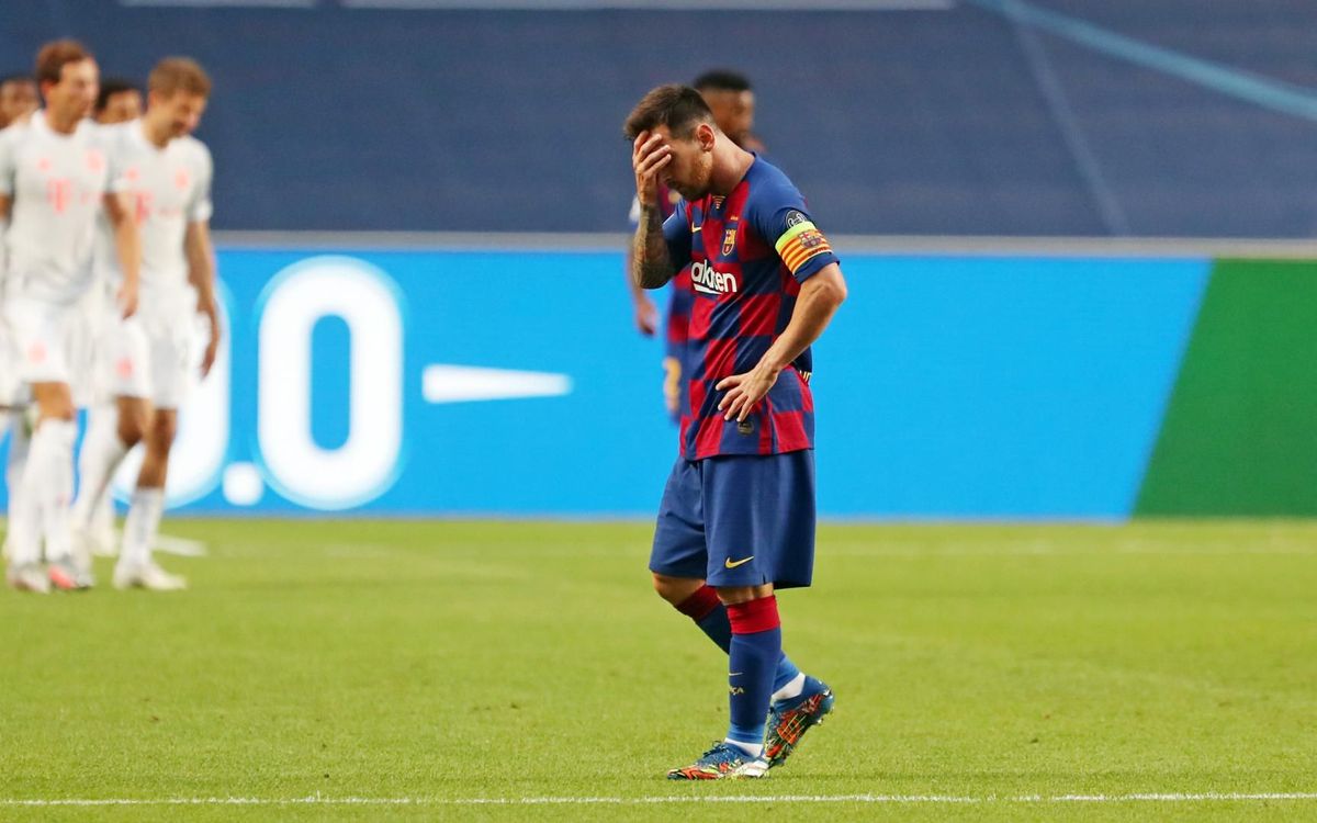 خسارة برشلونة المذلة في دوري الابطال تهدد ​بنهاية حقبة بأكملها للنادي