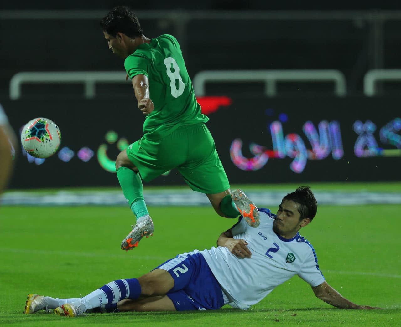 المنتخب العراقي يختتم معسكره في الامارات بالفوز على اوزبكستان