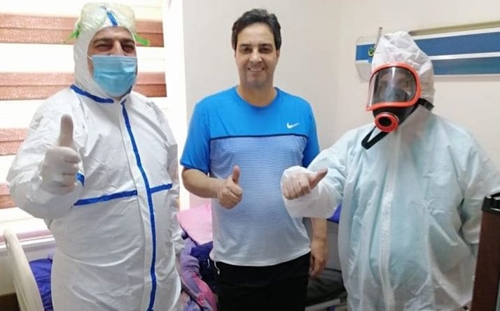من محجره بمستشفى النعمان.. النجم احمد راضي يبعث رسالة الى جمهوره