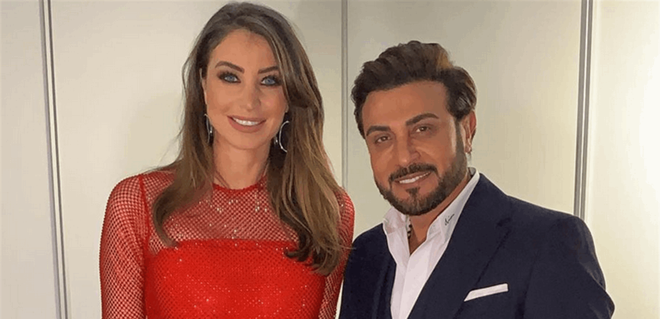 فيديو يحدث ضجة.. ماجد المهندس يفاجئ الاعلامية أنابيلا بقبلة!
