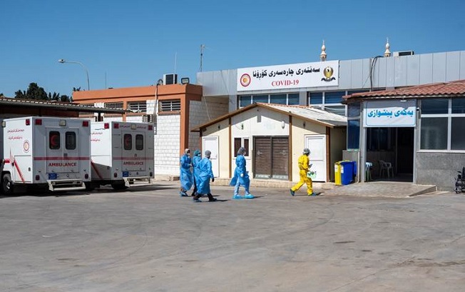 إقليم كوردستان يسجل أعلى حصيلة يومية لإصابات كورونا