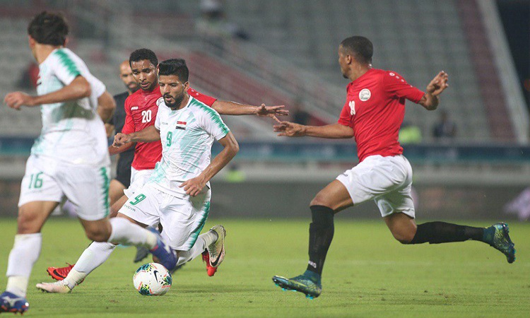 العراق يتعادل أمام اليمن سلبيا في كأس الخليج