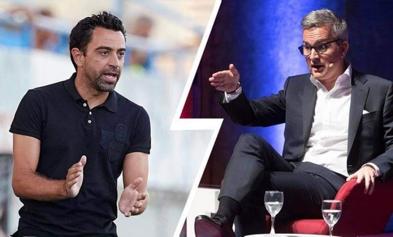 مرشح لرئاسة برشلونة: تشافي سيدرب النادي إذا فزت في الانتخابات