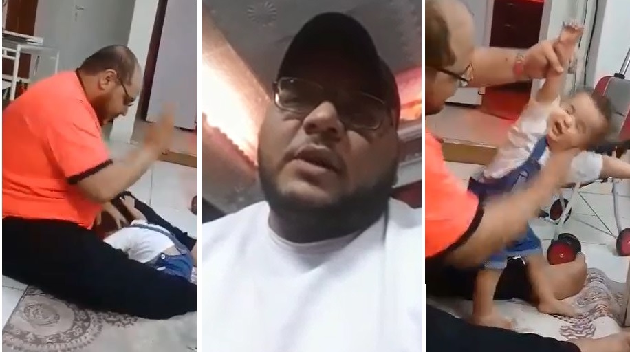 بالفيديو.. الاب المعنف يبين اسباب قيامه بتعذيب طفلته