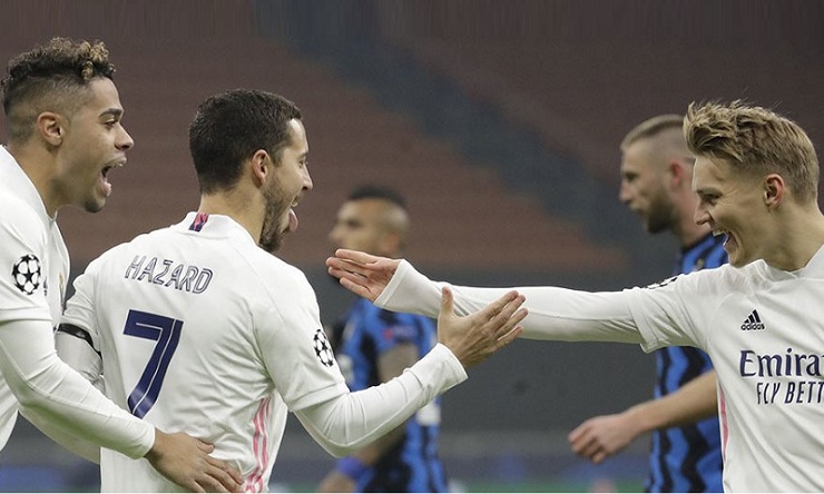 دوري ابطال اوروبا.. ريال مدريد يتجاوز عقبة الانتر في ملعب الاخير (فيديو)