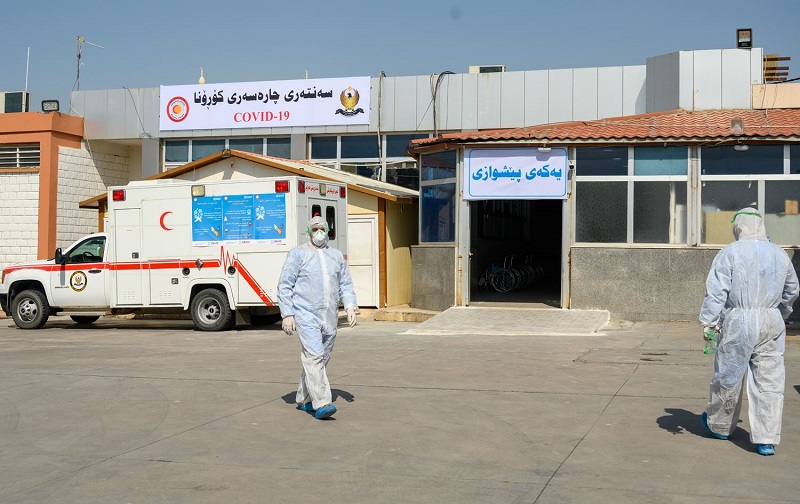 اربيل تسجل 5 اصابات جديدة بفيروس كورونا