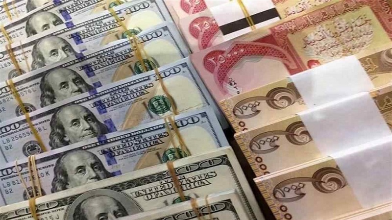 انخفاض سعر صرف الدولار امام الدينار العراقي