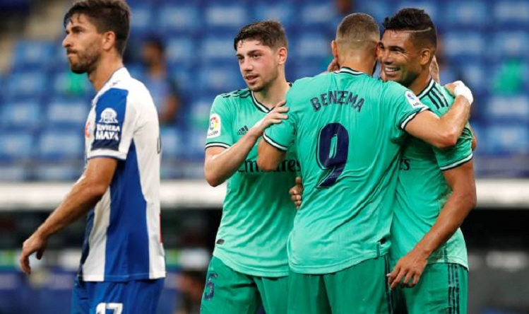 بالفيديو.. ريال مدريد يتغلب على اسبانيول وينتزع صدارة الدوري الاسباني