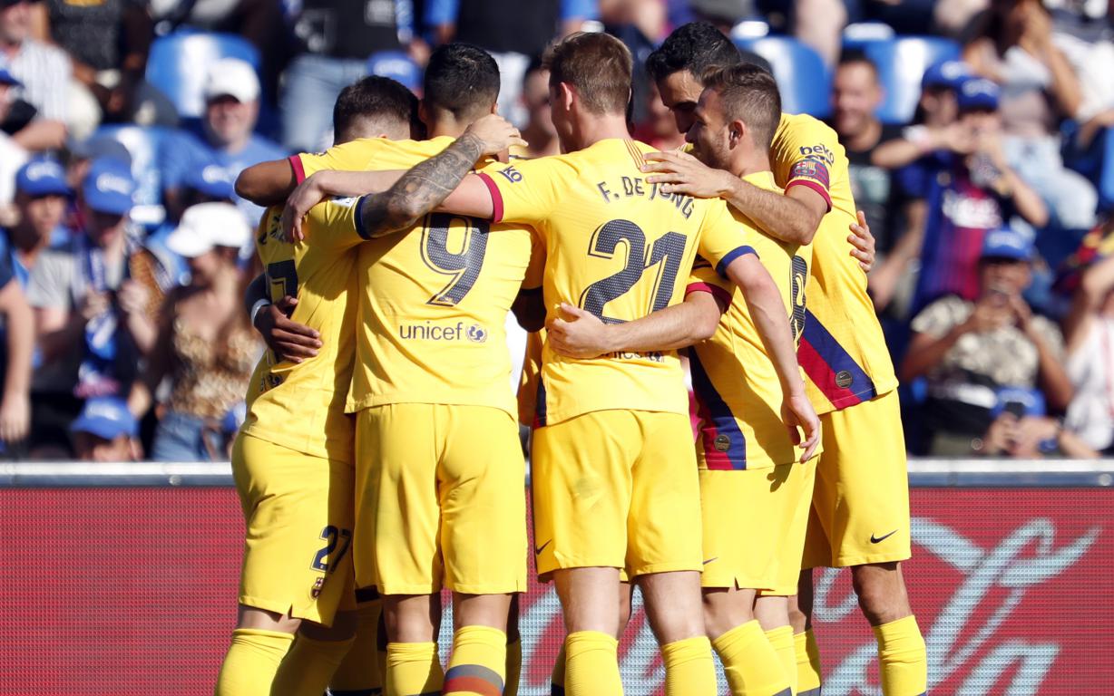 بالفيديو..برشلونة يحقق فوزا مهما على خيتافي