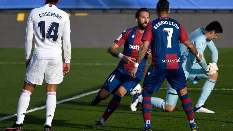 ريال مدريد يسقط على ملعبه أمام ليفانتي (فيديو)