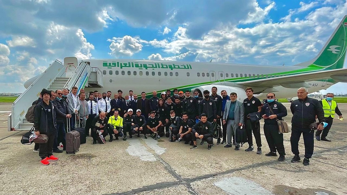بعد الفوز على اوزبكستان.. وفد منتخبنا الوطني يعود الى بغداد بطائرة خاصة
