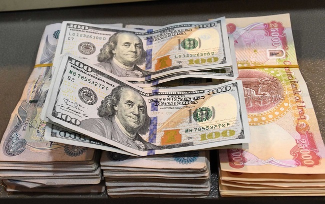 ارتفاع أسعار صرف الدولار الأميركي أمام الدينار اليوم