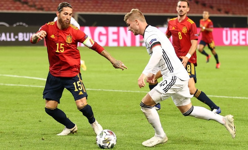 دوري الامم الاوروبية.. اسبانيا تفرض التعادل على المانيا في الجولة الاولى (فيديو)