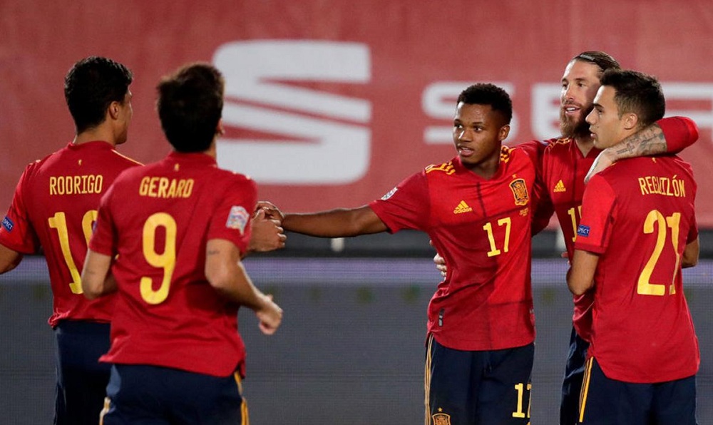 دوري الامم الاوروبية.. اسبانيا تهزم اوكرانيا برباعية نظيفة (فيديو)