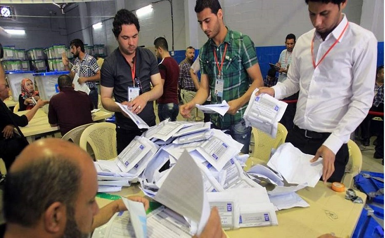 السليمانية: وضع الاشارة الحمراء على 32% من الصناديق المشمولة بالعد والفرز