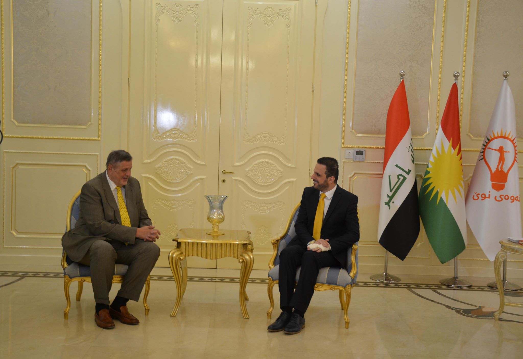 Head of New Generation meets UN envoy to Iraq