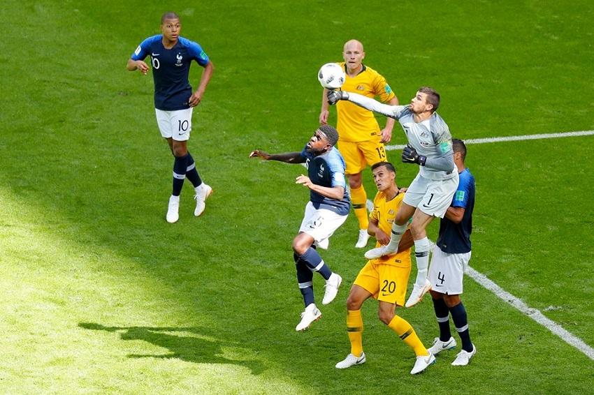 مونديال 2018.. المنتخب الفرنسي يفوز على نظيره الاسترالي 