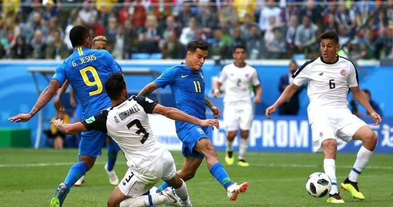 مونديال روسيا...البرازيل تفوز على كوستاريكا بنتيجة 2-0