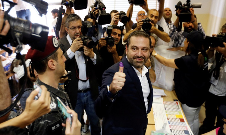 الرئيس اللبناني يكلف سعد الحريري بتشكيل الحكومة الجديدة