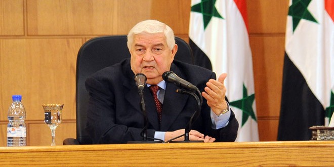وزير الخارجية السوري يدعو لسحب القوات الأمريكية من قاعدة التنف شرق البلاد