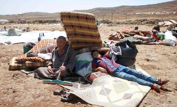 الأمم المتحدة تؤكد فرار 45 ألف مدني من محافظة درعا السورية باتجاه الحدود مع الأردن